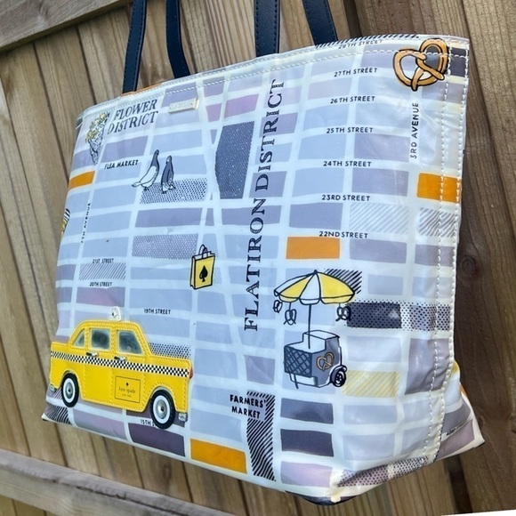 Kate Spade Yellow Taxi Cab New York Francis Tote Bag Shoulder Handbag PXRU8114 - Picture 16 of 16